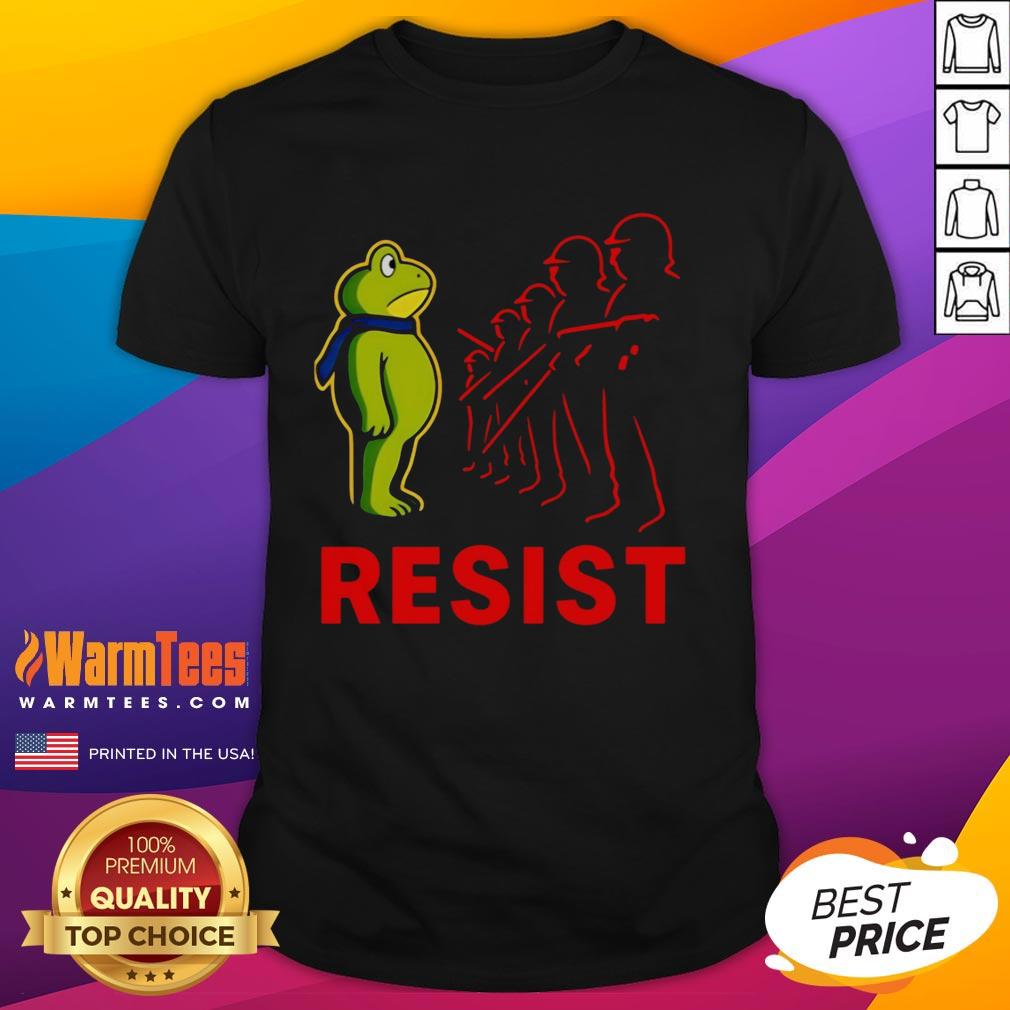 Premium Portland Frog Fck Ice Anti Trump T-Shirt