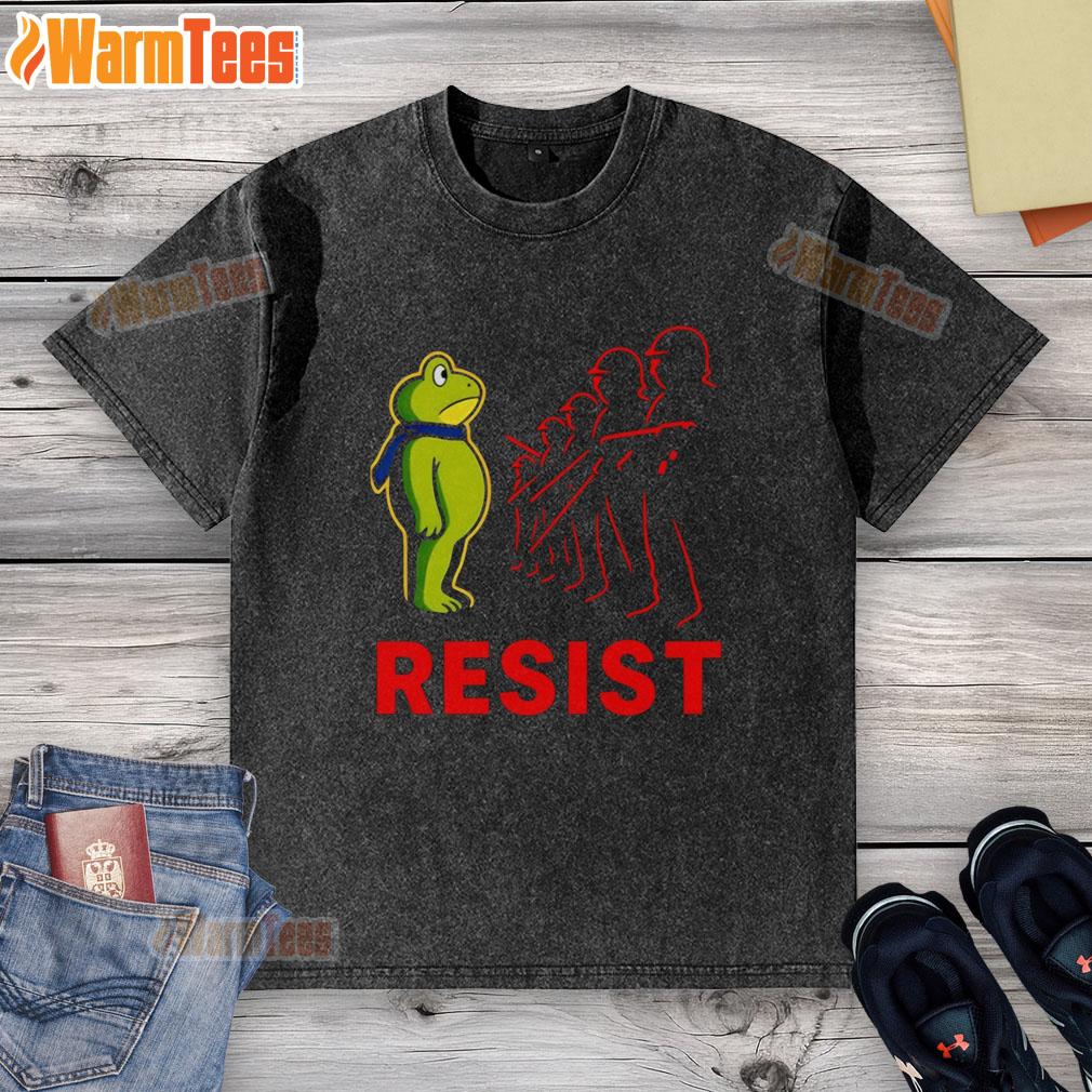 Premium Portland Frog Fck Ice Anti Trump T-Shirt - Image 6