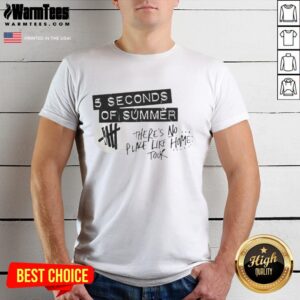 Premium Seconds Of Summer There's No Place Like Home Tour Logo T-Shirt