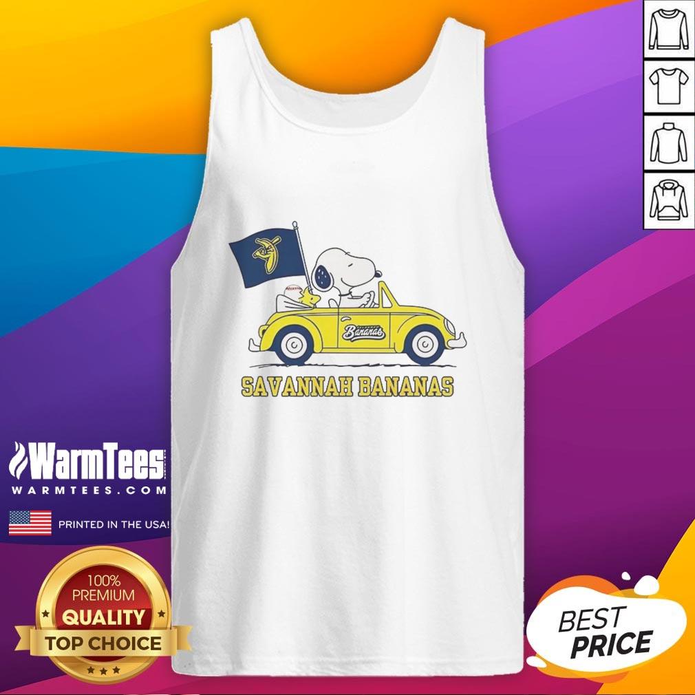 Premium Snoopy And Woodstock Peabuts X Savannah Bananas Baseball Lover T-Shirt - Image 4