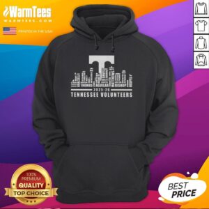 Alternative view of Premium Tennessee Volunteers 2025-26 All Names City Skyline T-Shirt