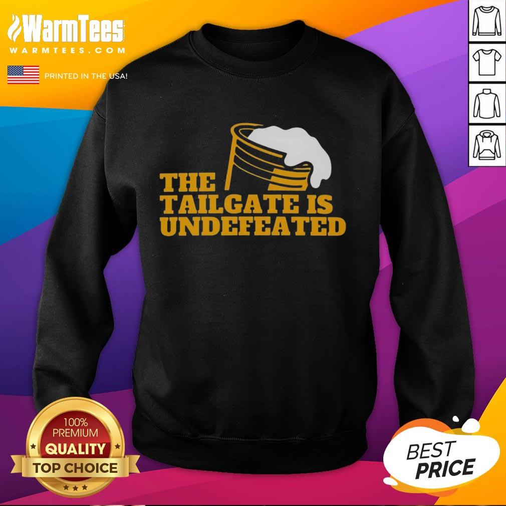 Premium The Tailgate Is Undefeated Logo T-Shirt - Image 5