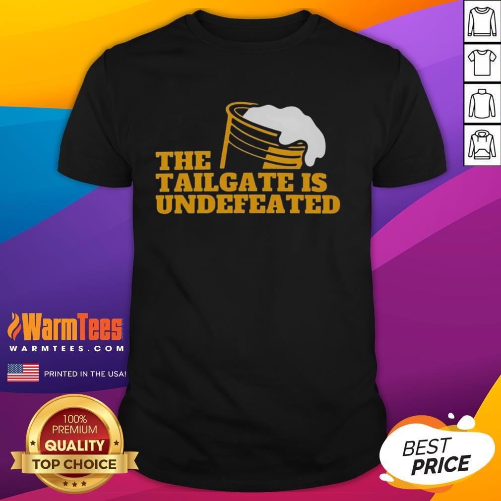 Premium The Tailgate Is Undefeated Logo T-Shirt