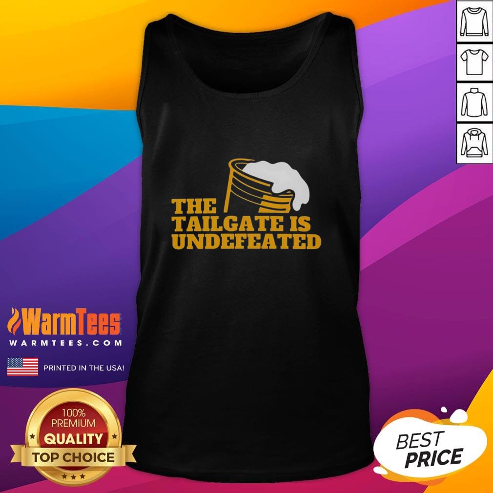 Premium The Tailgate Is Undefeated Logo T-Shirt - Image 4