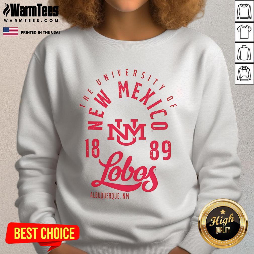 Premium The University Of New Mexico Lobos 1889 Albuquerque NM T-Shirt - Image 5