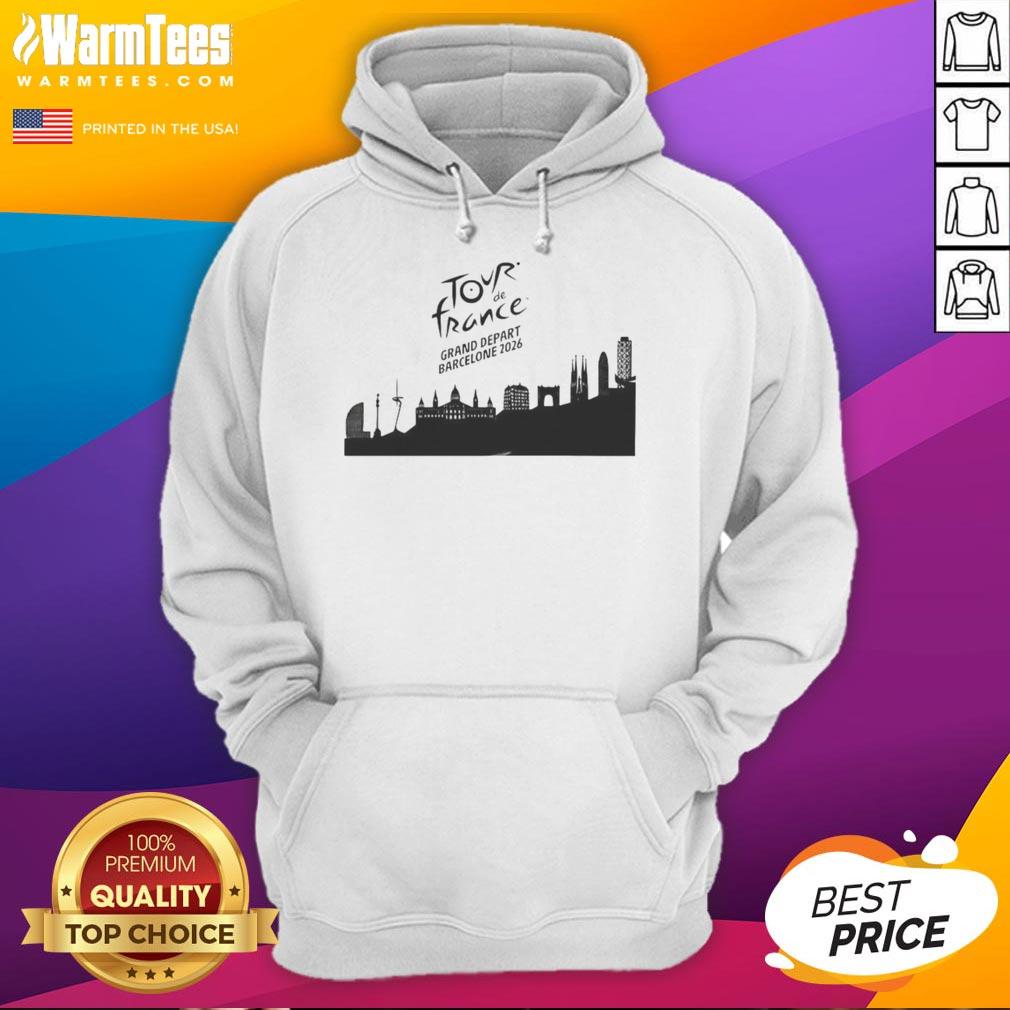 Premium Tour De France Grand Depart Barcelone 2026 Skyline T-Shirt - Image 2
