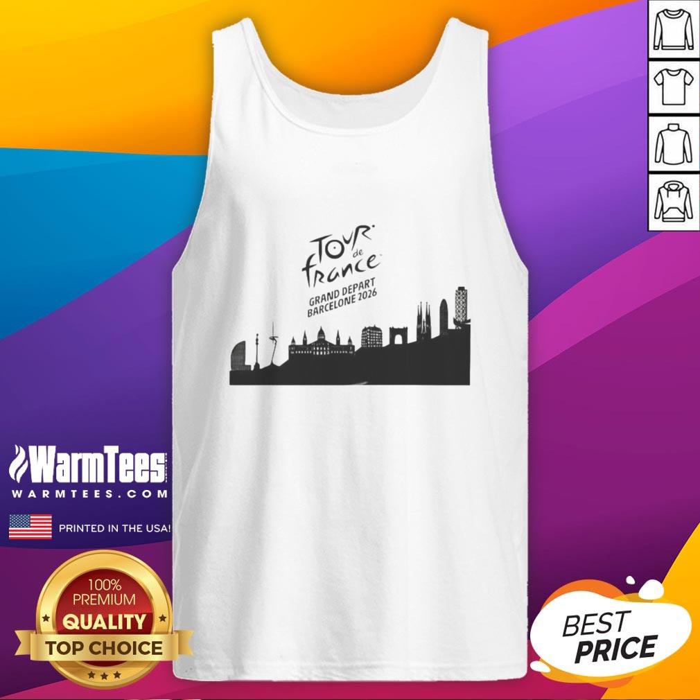 Premium Tour De France Grand Depart Barcelone 2026 Skyline T-Shirt - Image 4