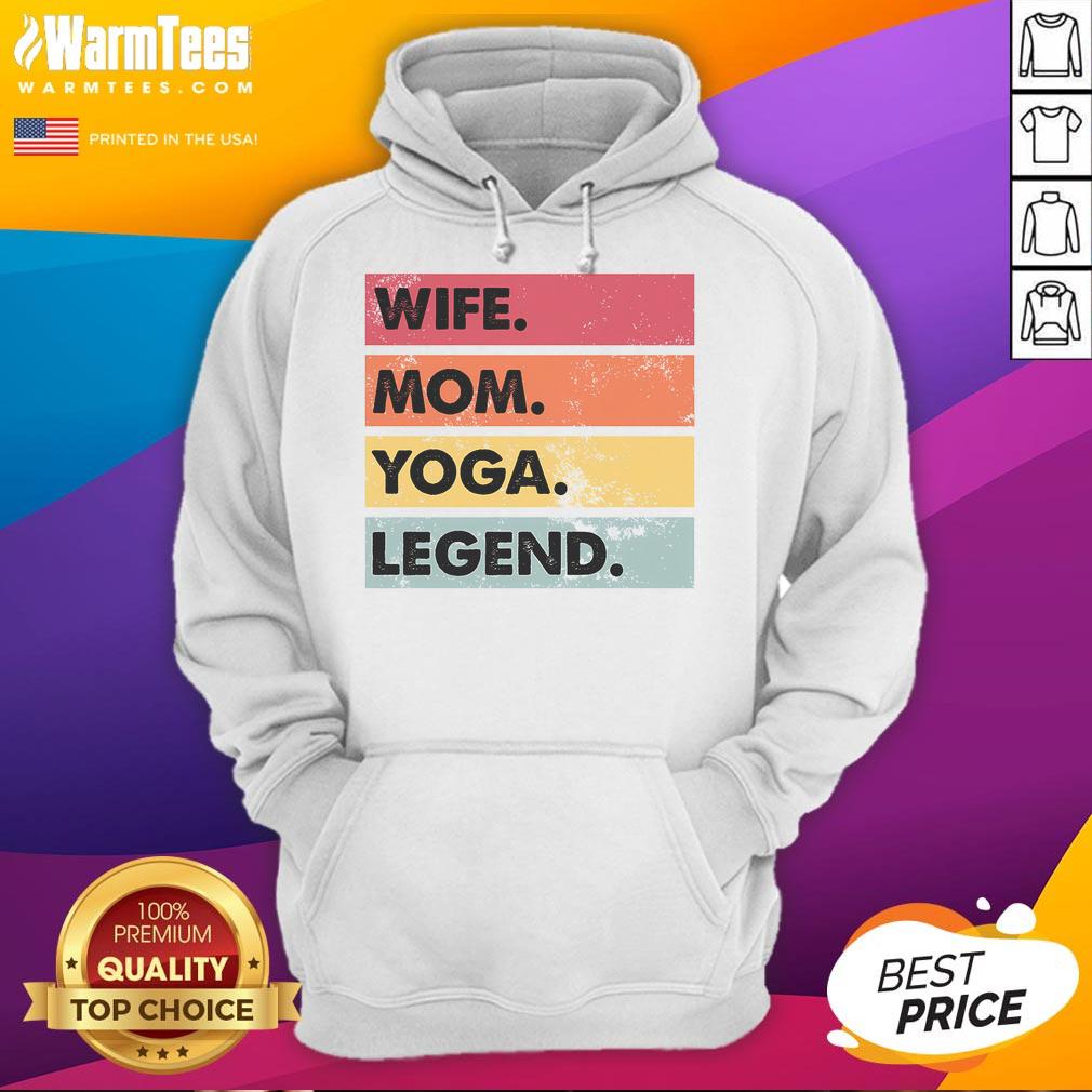 Premium Wife Mom Yoga Legend T-Shirt - Image 2