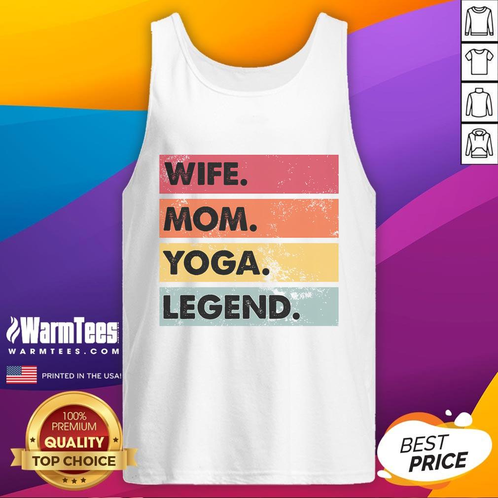 Premium Wife Mom Yoga Legend T-Shirt - Image 4
