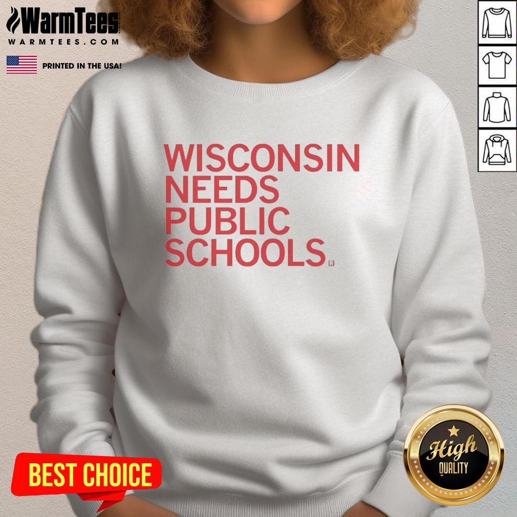 Premium Wisconsin Needs Public Schools T-Shirt - Image 5