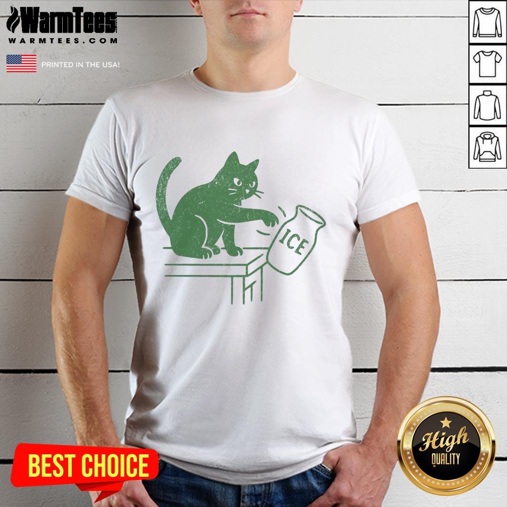 Pretty Abolish ICE Funny Cat Political T-Shirt