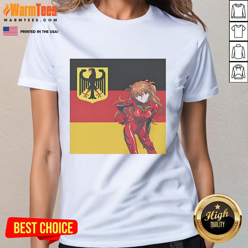 Pretty Asuka Germany Anime T-Shirt - Image 3