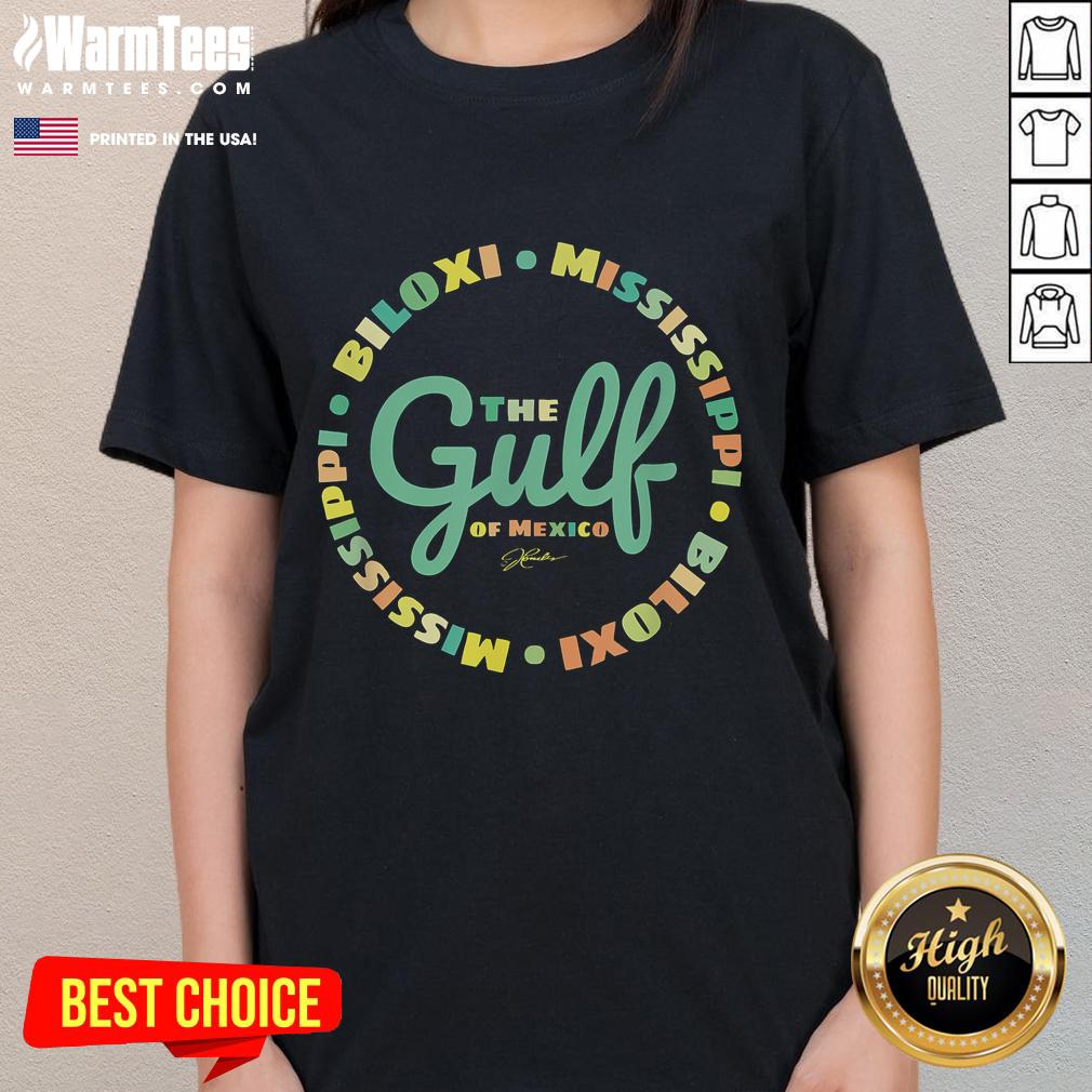 Pretty Biloxi Mississippi The Gulf Of Mexico T-Shirt - Image 3