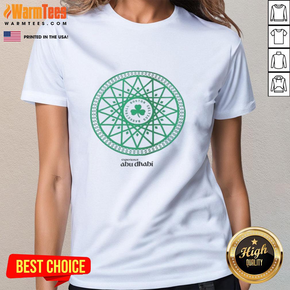 Pretty Boston Celtics Basketball Abu Dhabi T-Shirt - Image 3
