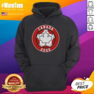 Alternative view of Pretty Canada 2026 Vintage Soccer Emblem T-Shirt