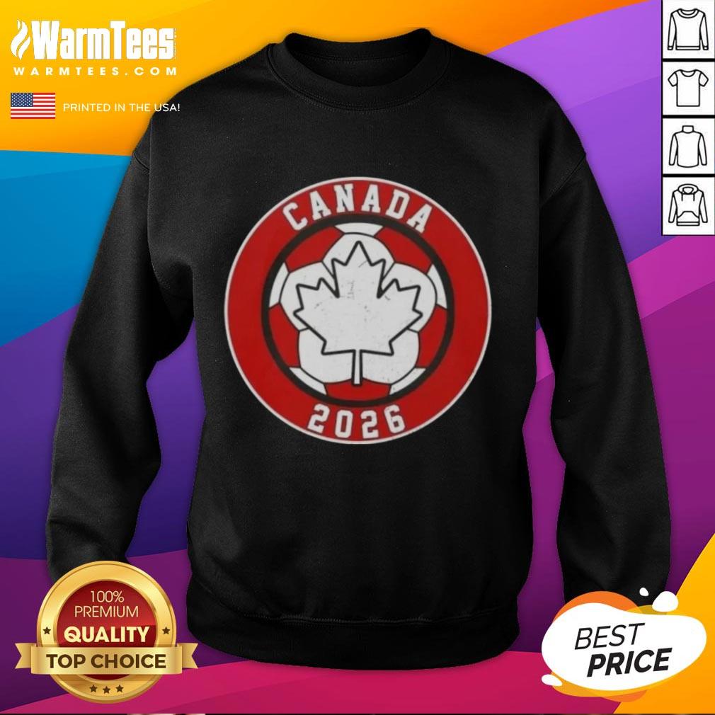 Pretty Canada 2026 Vintage Soccer Emblem T-Shirt - Image 5
