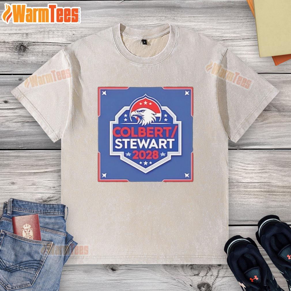Pretty Colbert Stewart 2028 Logo T-Shirt - Image 6