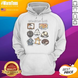 Alternative view of Pretty Geometric Cats T-Shirt