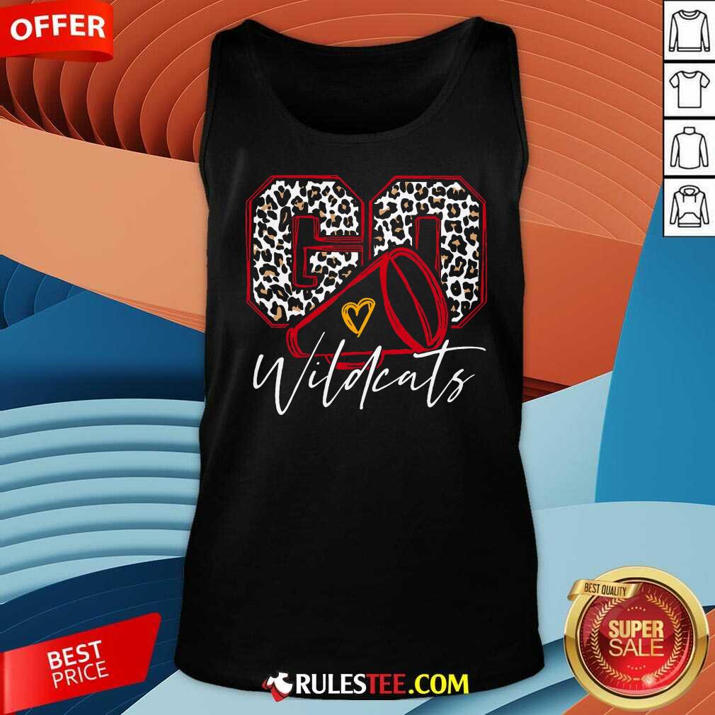 Pretty Go Cheer Wildcats Name Athletic Sport T-Shirt - Image 5