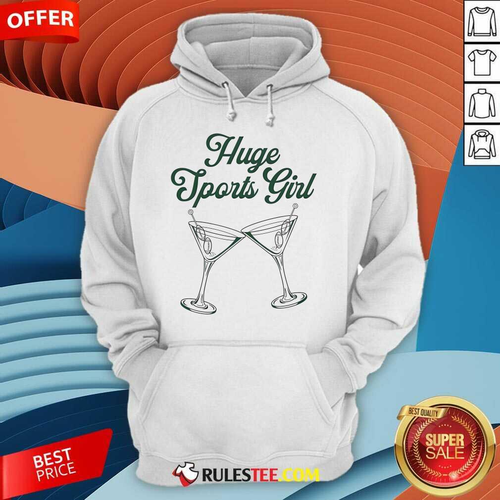 Pretty Huge Sports Girl Football T-Shirt - Image 5
