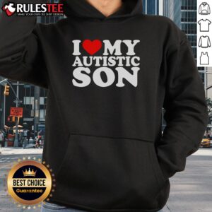 Alternative view of Pretty I Love My Autistic Son T-Shirt