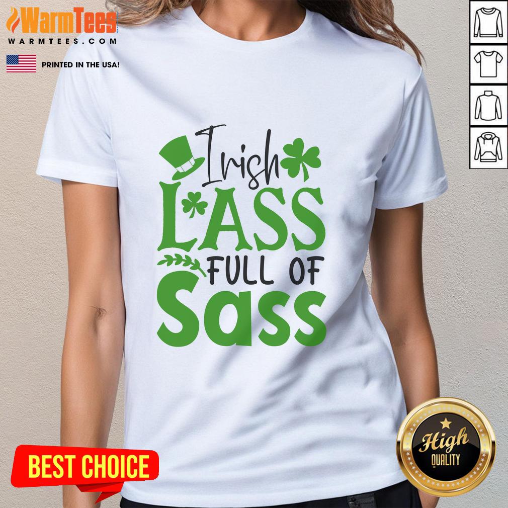 Pretty Irish Lass Full Of Sass T-Shirt - Image 3