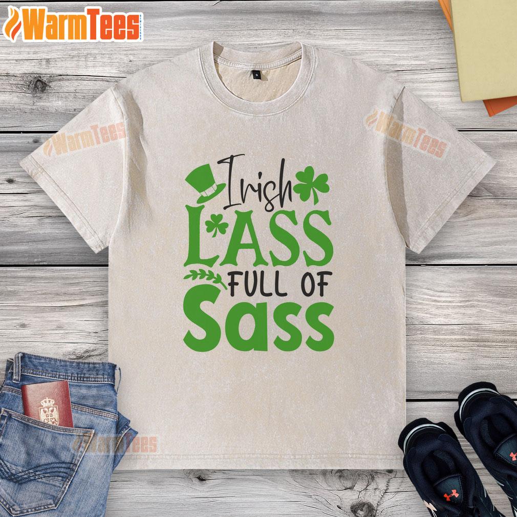 Pretty Irish Lass Full Of Sass T-Shirt - Image 6