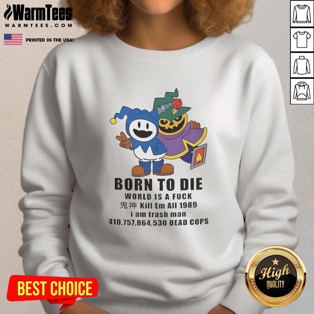 Pretty Jack Frost Shin Megami Tensei Born To Die World Is A Fuck Kill Em All 1989 T-Shirt - Image 5