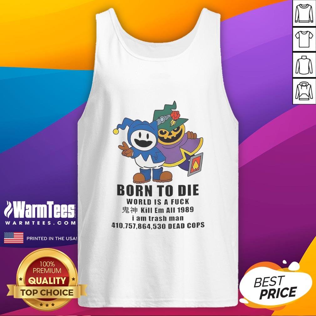 Pretty Jack Frost Shin Megami Tensei Born To Die World Is A Fuck Kill Em All 1989 T-Shirt - Image 4