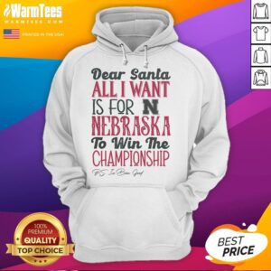 Alternative view of Pretty Nebraska Cornhuskers All I Want T-Shirt