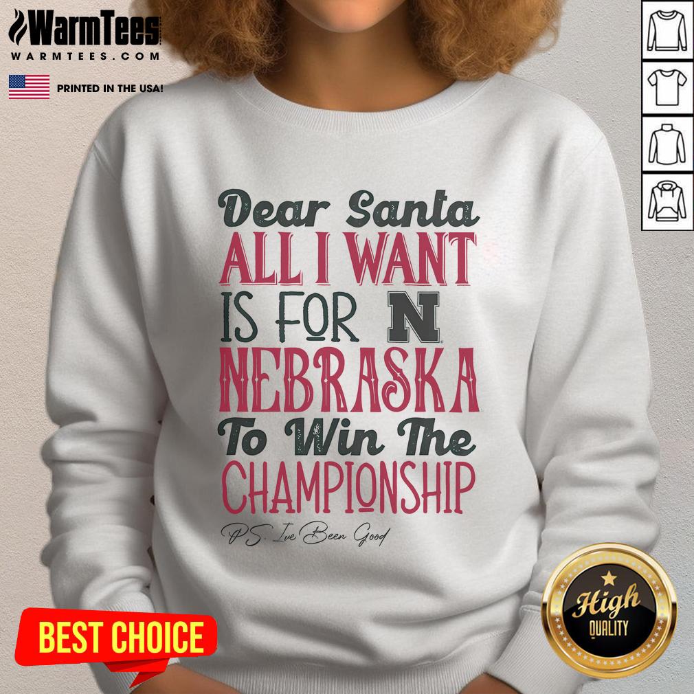 Pretty Nebraska Cornhuskers All I Want T-Shirt - Image 5