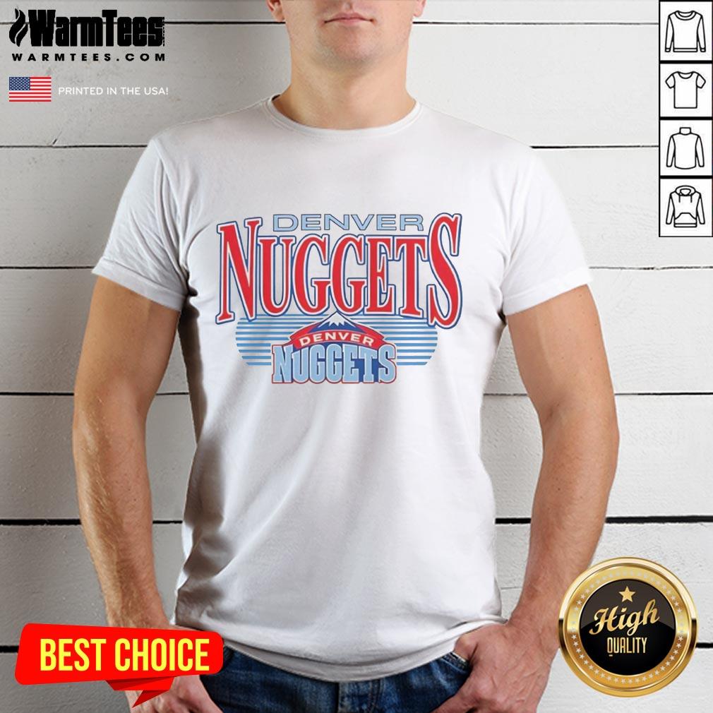 Pretty Nuggets Denver Nba Hardwood Vintage Logo T-Shirt