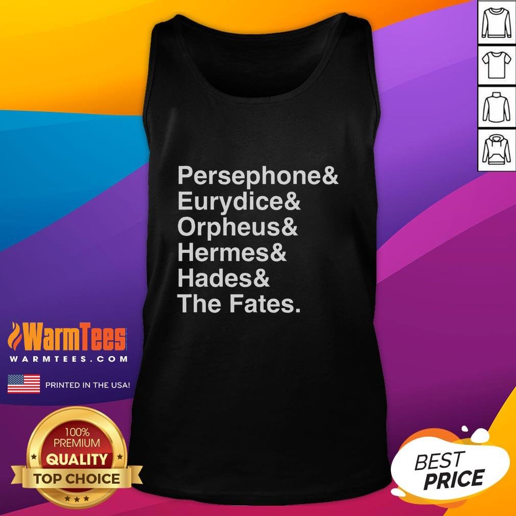 Pretty Orpheus Eurydice Hadestown Broadway Musical Theatre T-Shirt - Image 4
