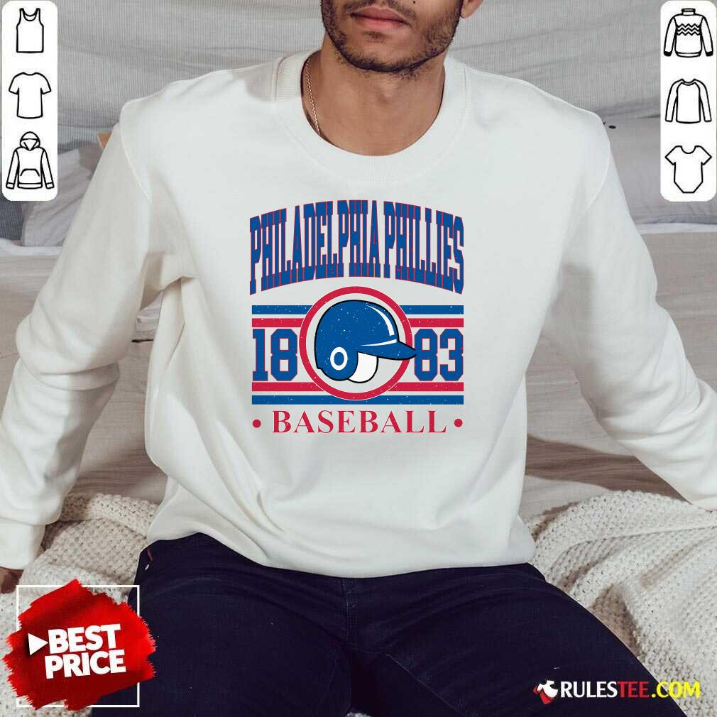 Pretty Philadelphia Baseball Team Supporter 1883 T-Shirt - Image 4
