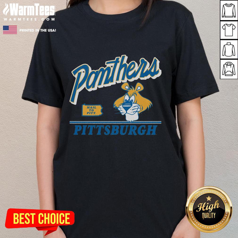 Pretty Pittsburgh Panthers Vintage Fly By T-Shirt - Image 3