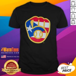 Pretty Puerto Rican Milwaukee Brewers Logo T-Shirt