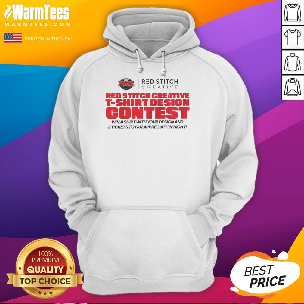 Pretty Red Stitch Creative T-Shirt Design Contest T-Shirt - Image 2