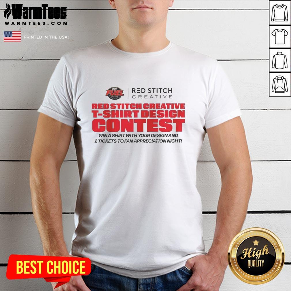 Pretty Red Stitch Creative T-Shirt Design Contest T-Shirt