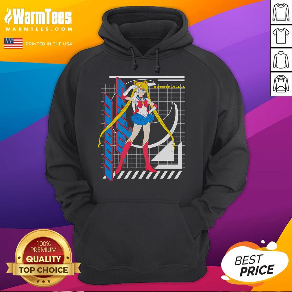 Pretty Sailor Moon Usagi Tsukino Anime Girl Retro T-Shirt - Image 2