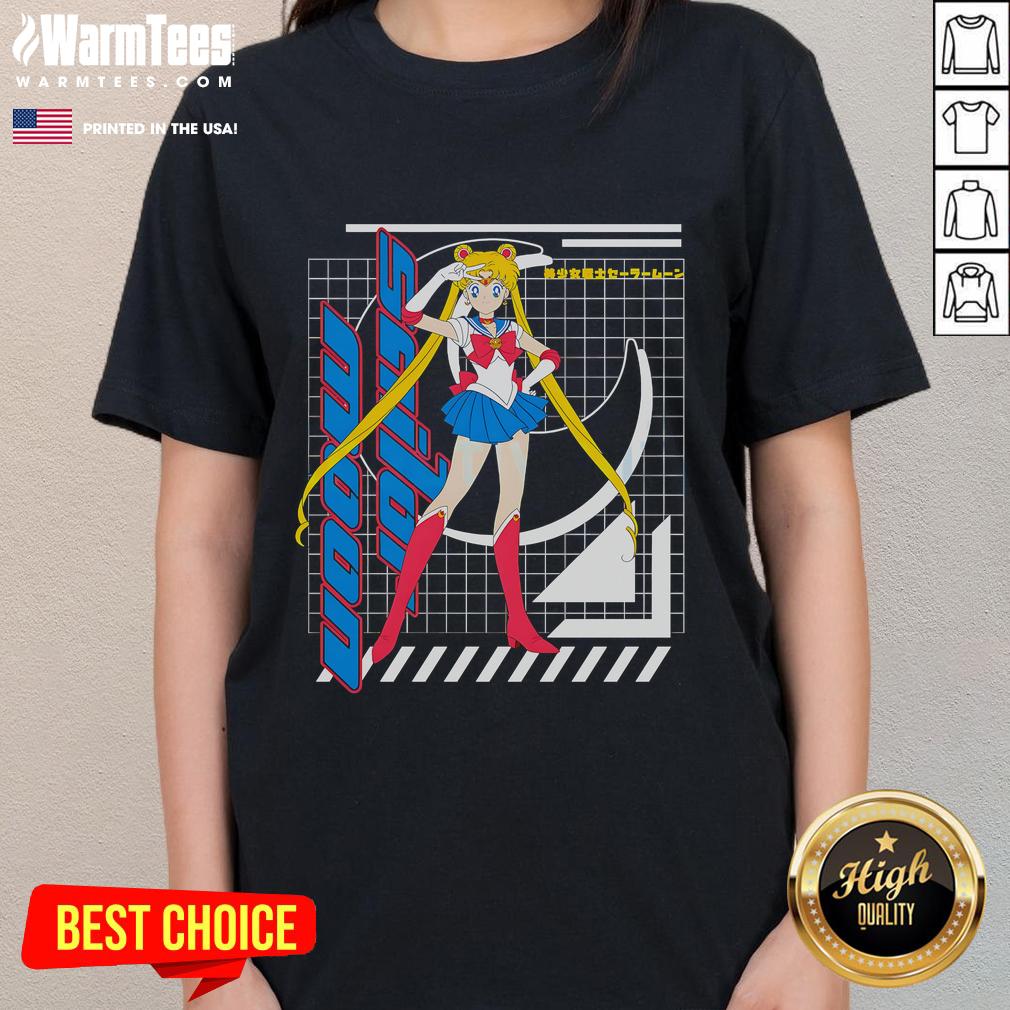Pretty Sailor Moon Usagi Tsukino Anime Girl Retro T-Shirt - Image 3