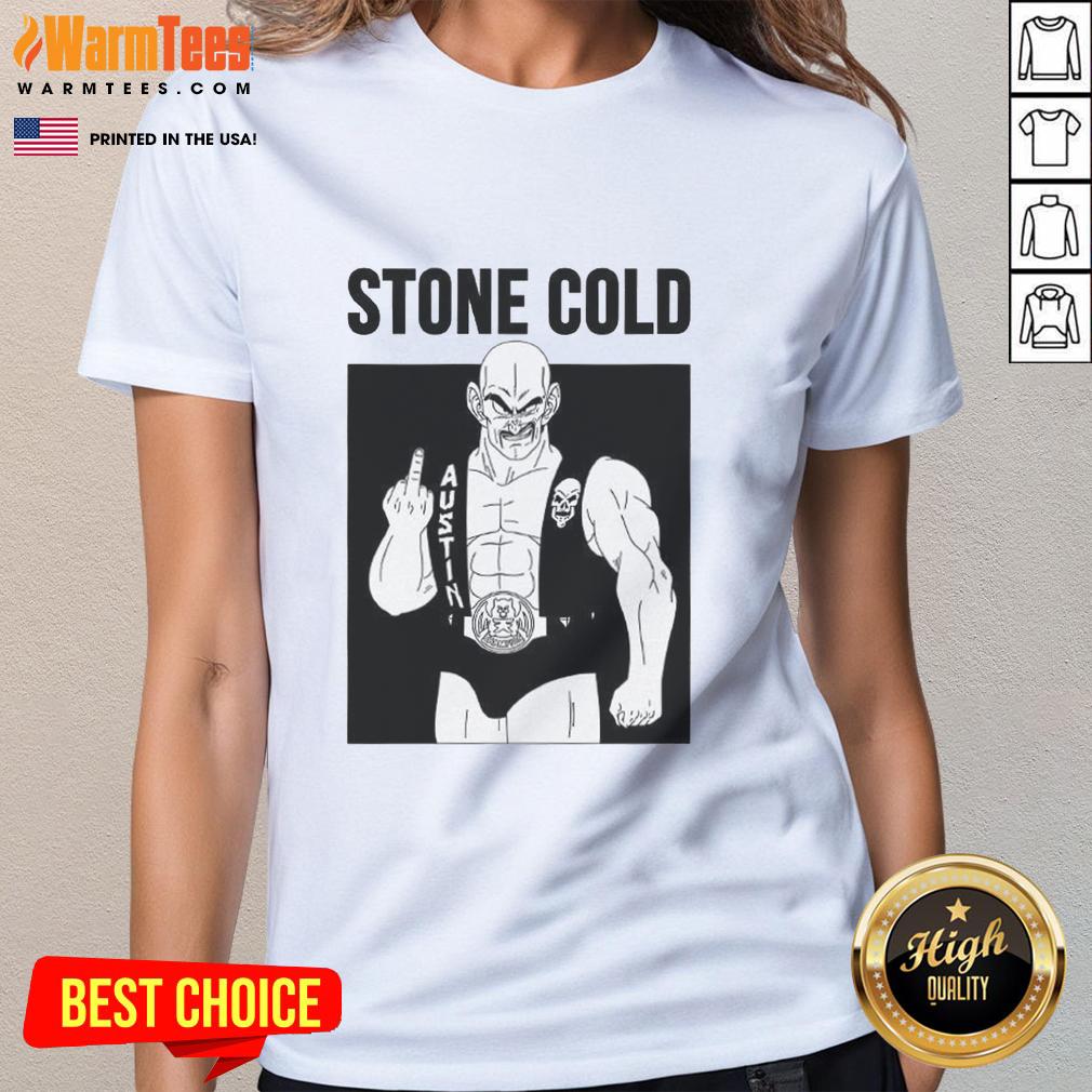 Pretty Stone Cold Nappa Middle Finger T-Shirt - Image 3