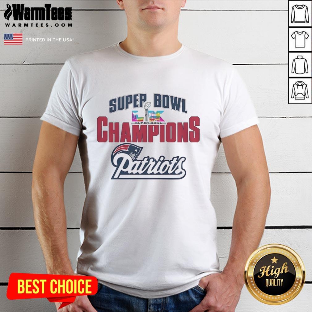 Pretty Super Bowl Lx Champions New England Patriots Football T-Shirt