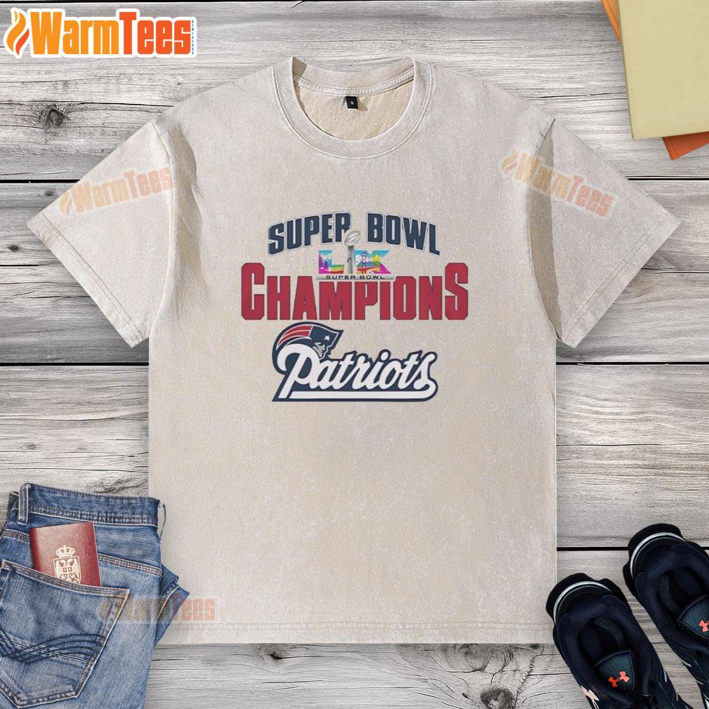 Pretty Super Bowl Lx Champions New England Patriots Football T-Shirt - Image 6