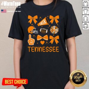 Alternative view of Pretty Tennessee Bow Orange For Tennessee Lovers T-Shirt