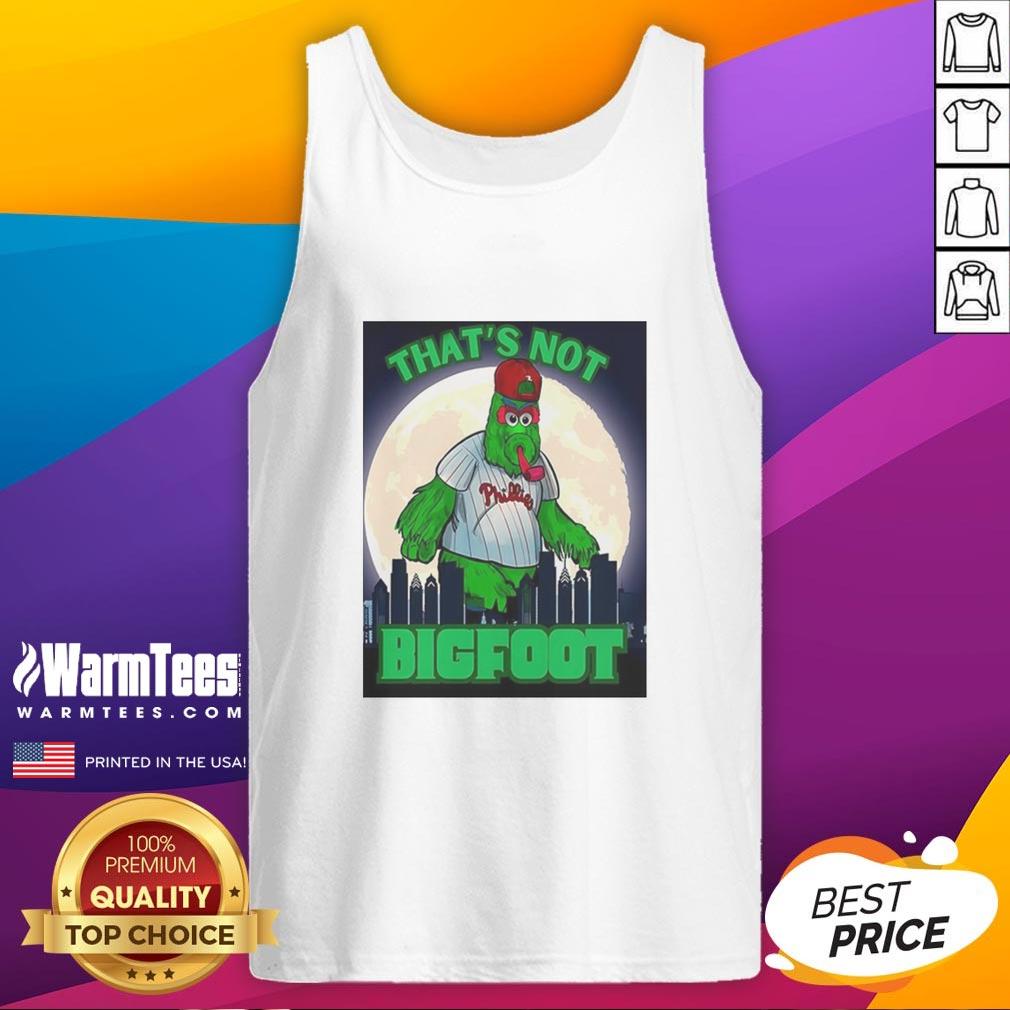 Pretty That's Not Bigfoot Phillie Phanatic Parody Mascot Moonlight T-Shirt - Image 4