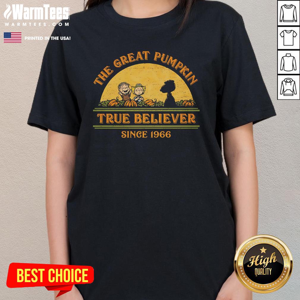 Pretty The Great Pumpkin True Believer Since 1966 T-Shirt - Image 2