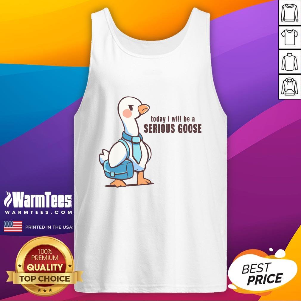 Pretty Today I Will Be A Serious Goose T-Shirt - Image 4