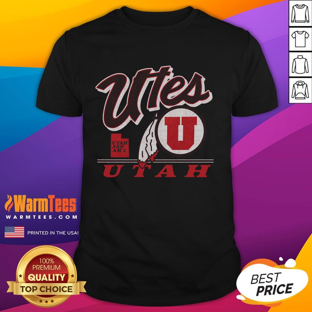 Pretty Utah Utes Fly By Vintage T-Shirt
