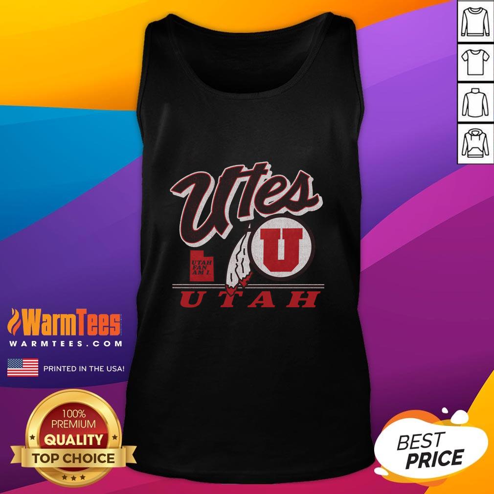 Pretty Utah Utes Fly By Vintage T-Shirt - Image 4