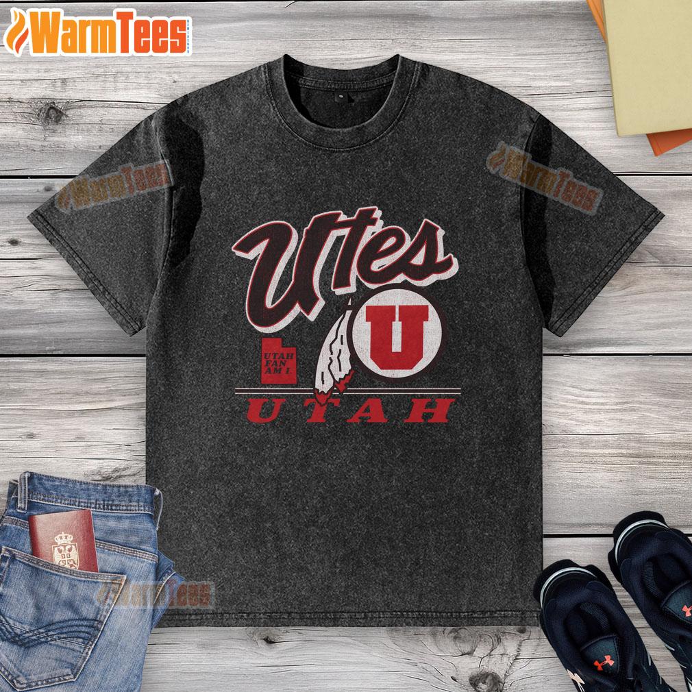 Pretty Utah Utes Fly By Vintage T-Shirt - Image 6